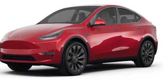 TESLA MODEL Y 2022 7SAYGDEF3NF388596 image